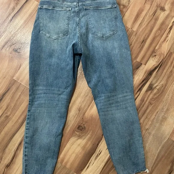 Lucky Brand Bridgette High Rise Crop Sz 12 - Picture 5 of 8